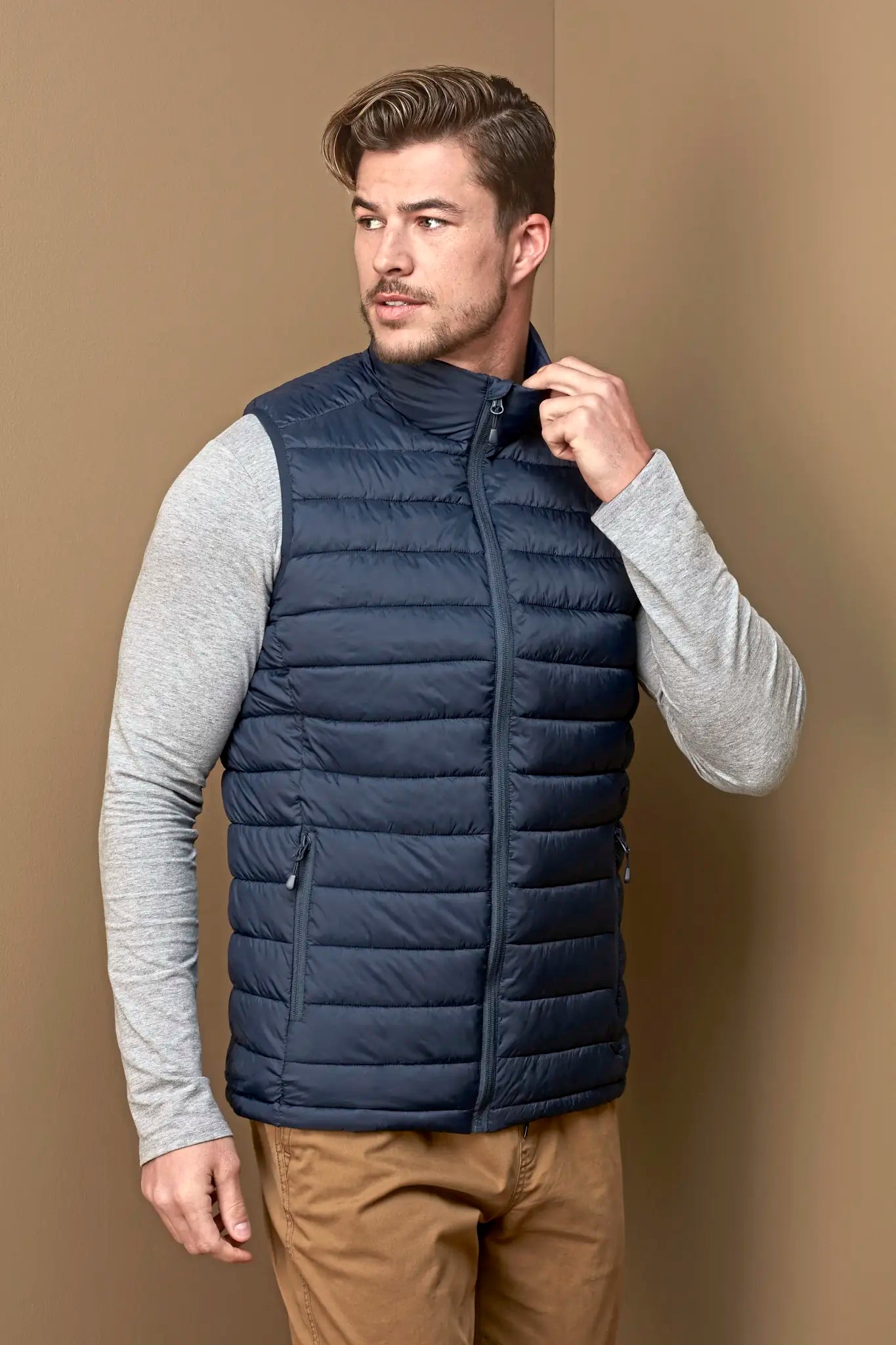 all-groups Men's Lux Padded Vest Men