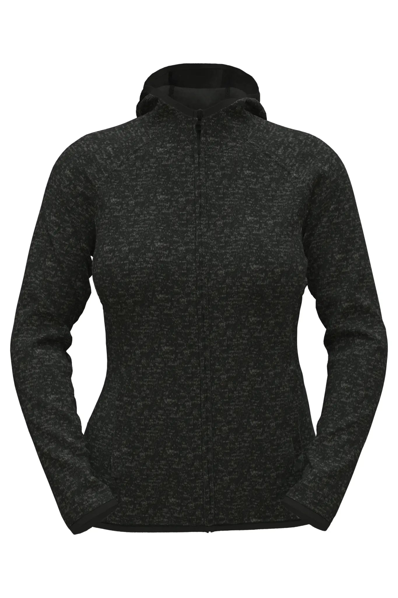 all-groups Women's Lux Hooded Knitfleece Jacket