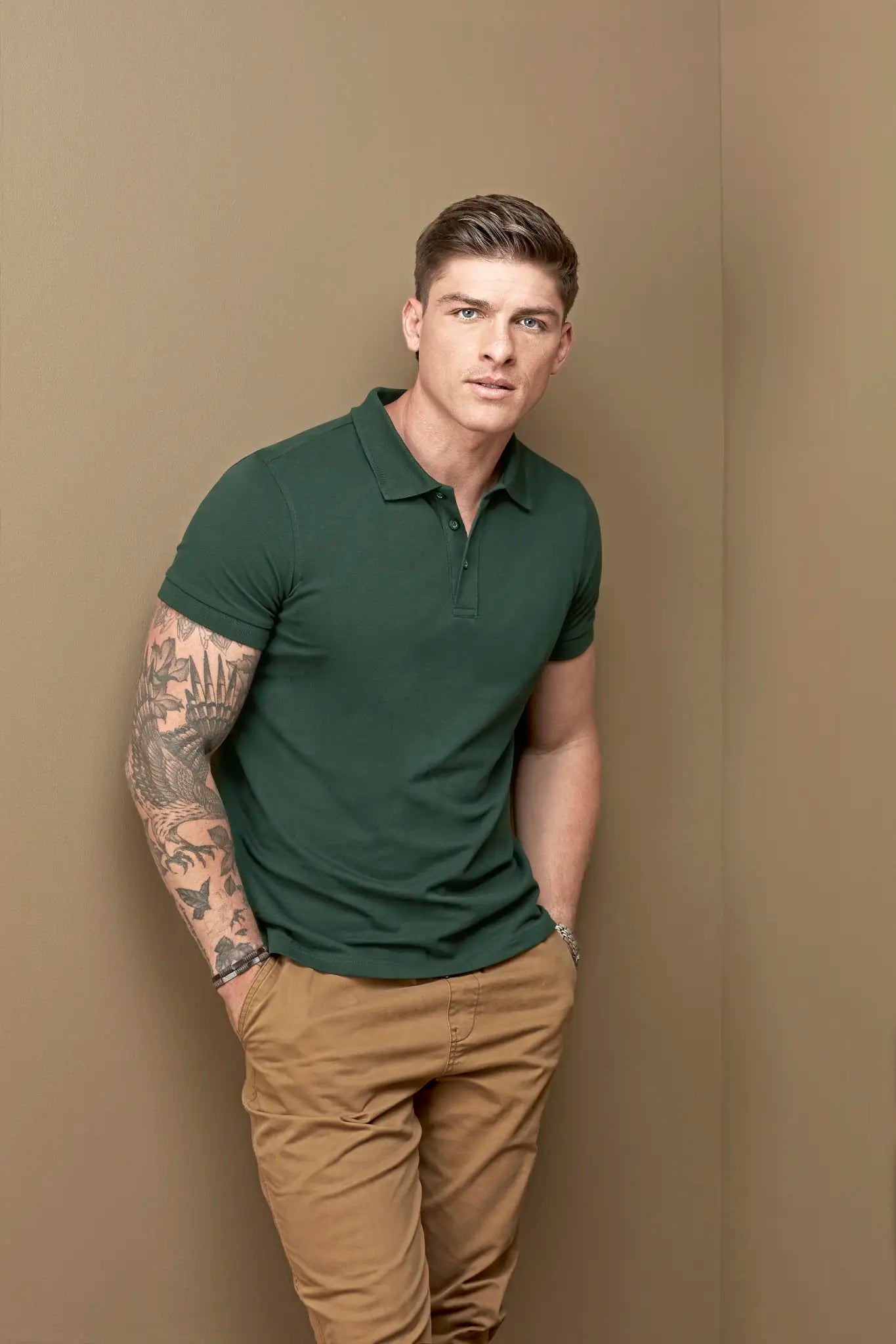all-groups Men's Stretch Polo