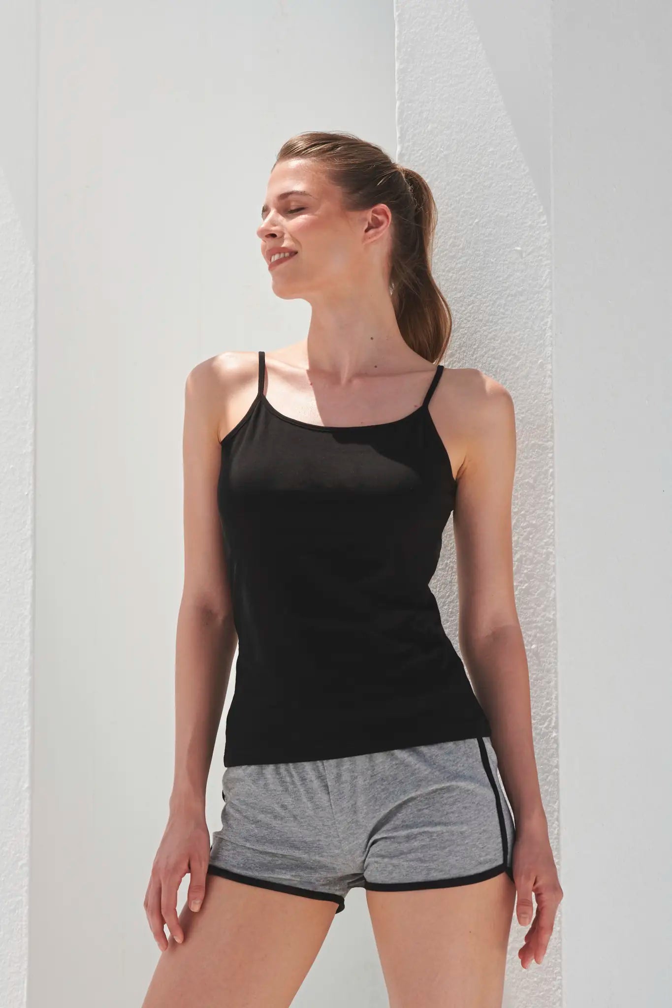 all-groups Women's Feel Good Stretch Spaghetti Vest
