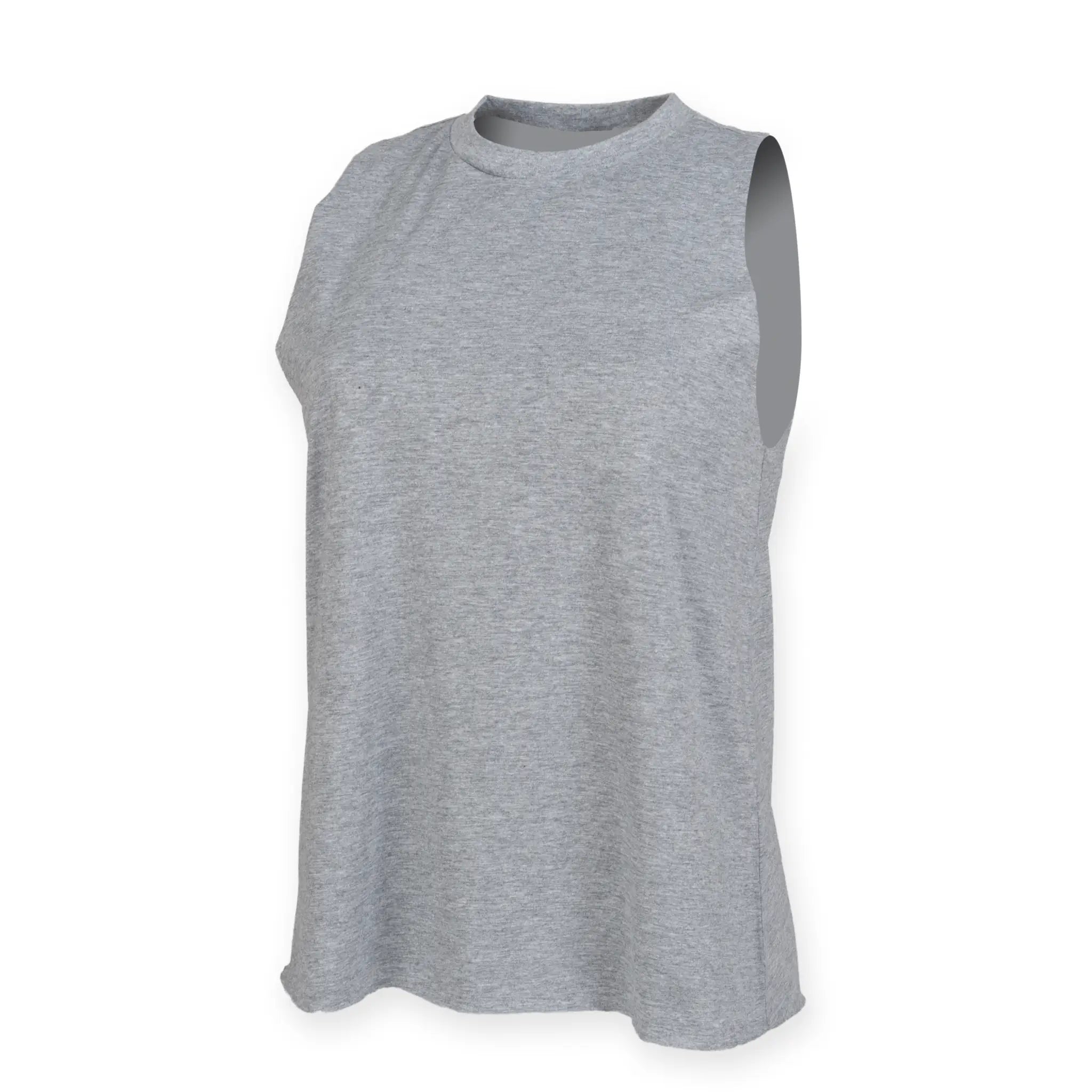 all-groups Women's High Neck Slash Armhole Vest