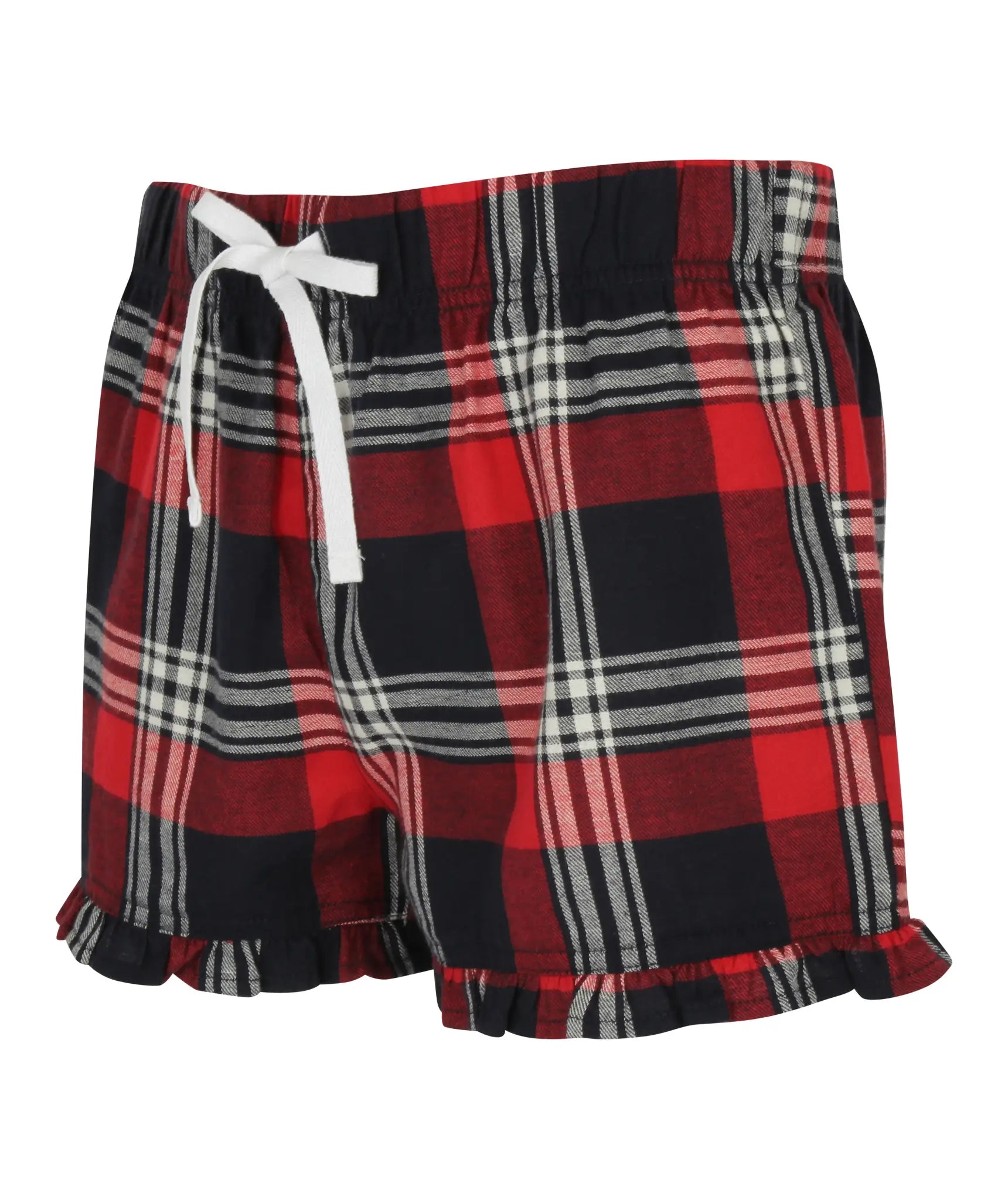 all-groups Women's Tartan Frill Lounge Shorts