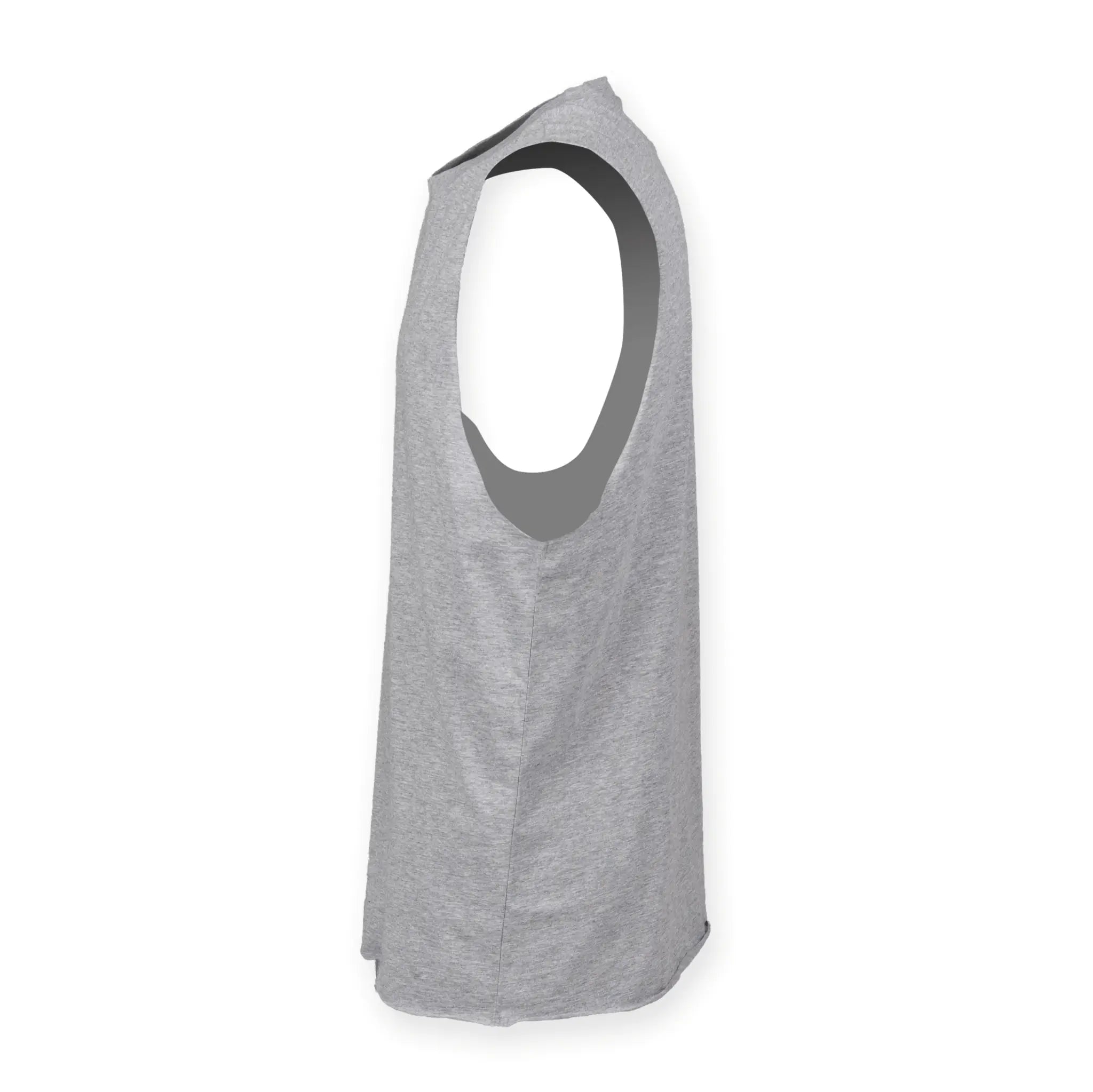 all-groups Men's High Neck Slash Armhole Vest