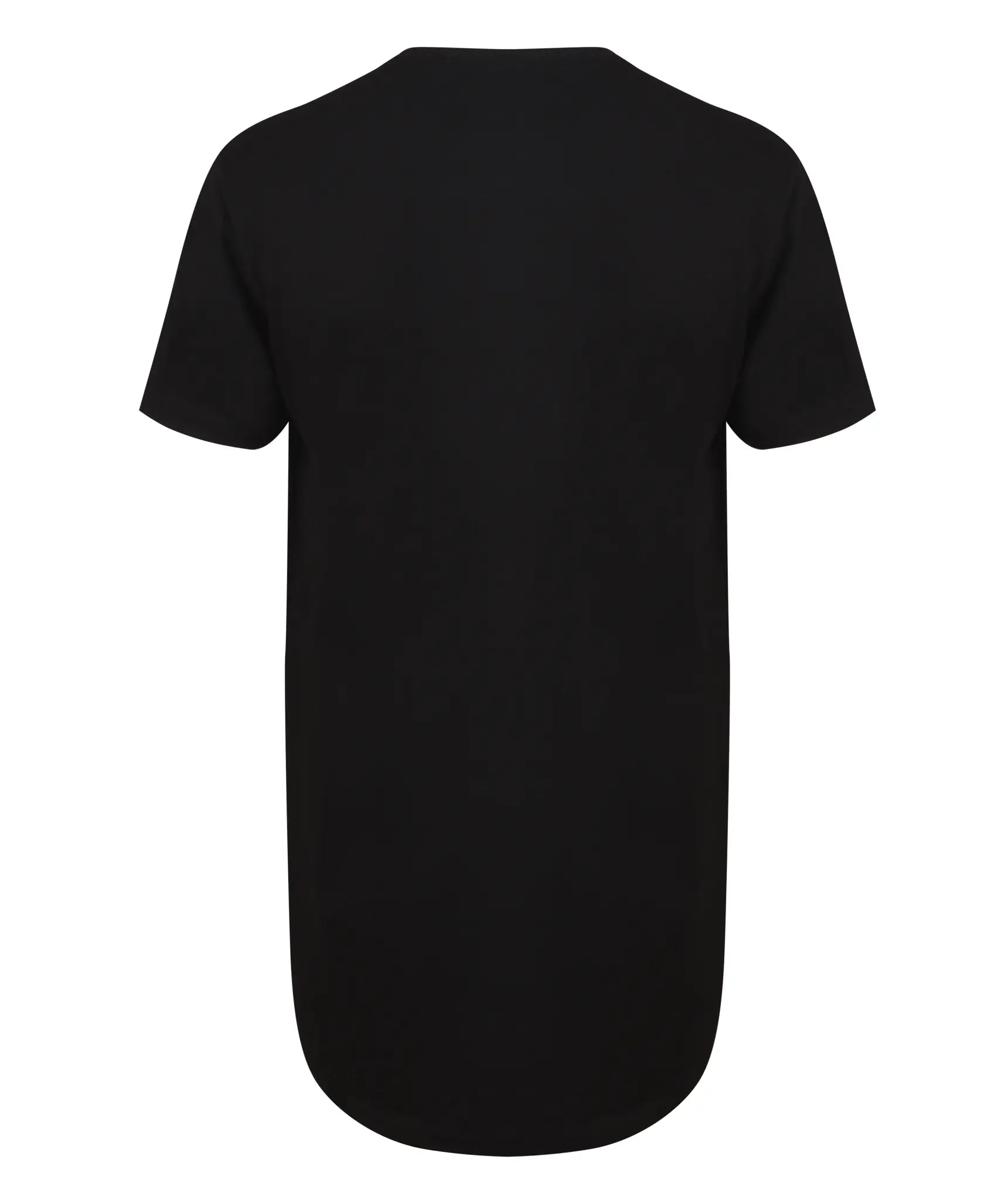 all-groups Men's Longline T-Shirt With Dipped Hem