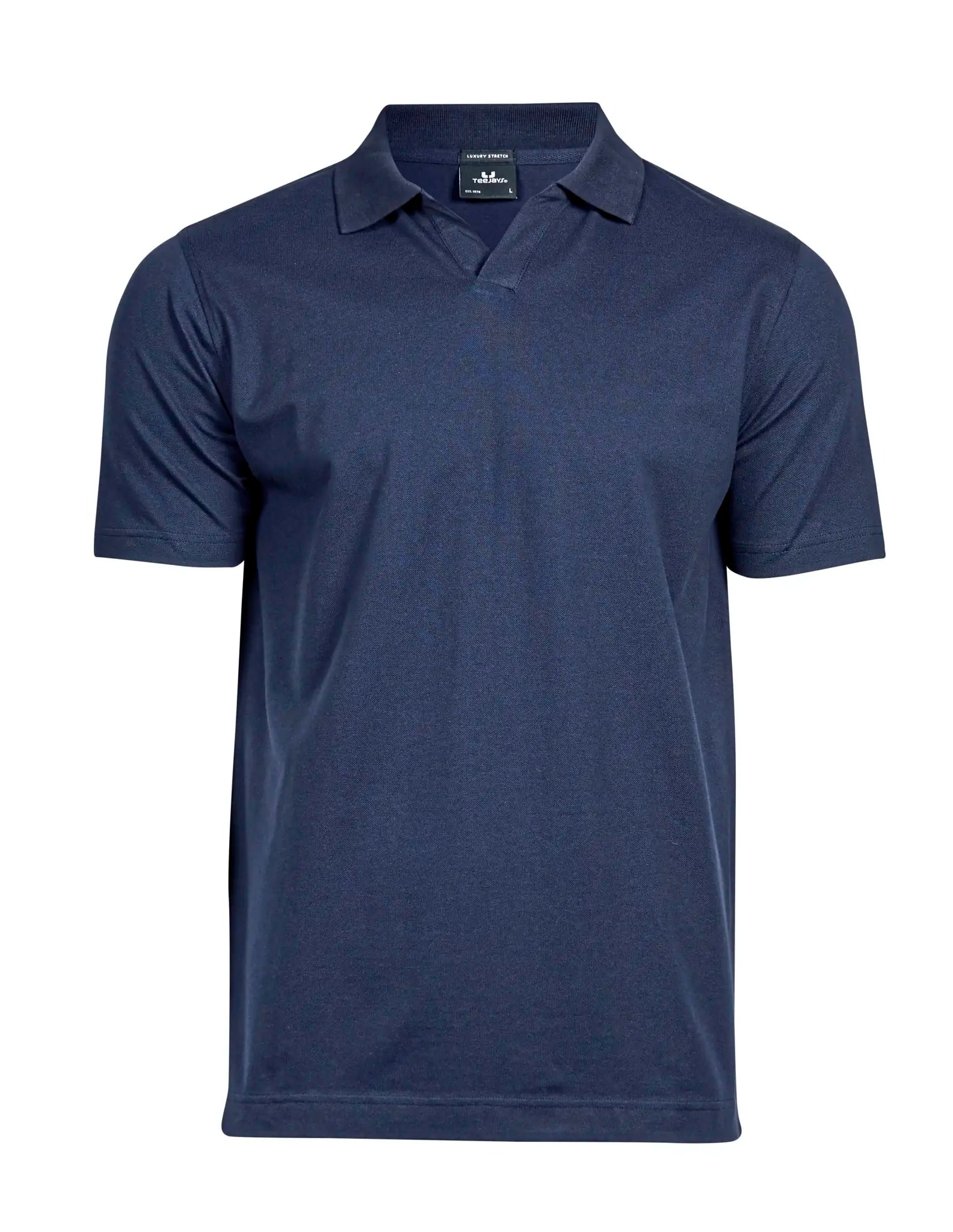all-groups Men's Luxury Stretch V Neck Polo