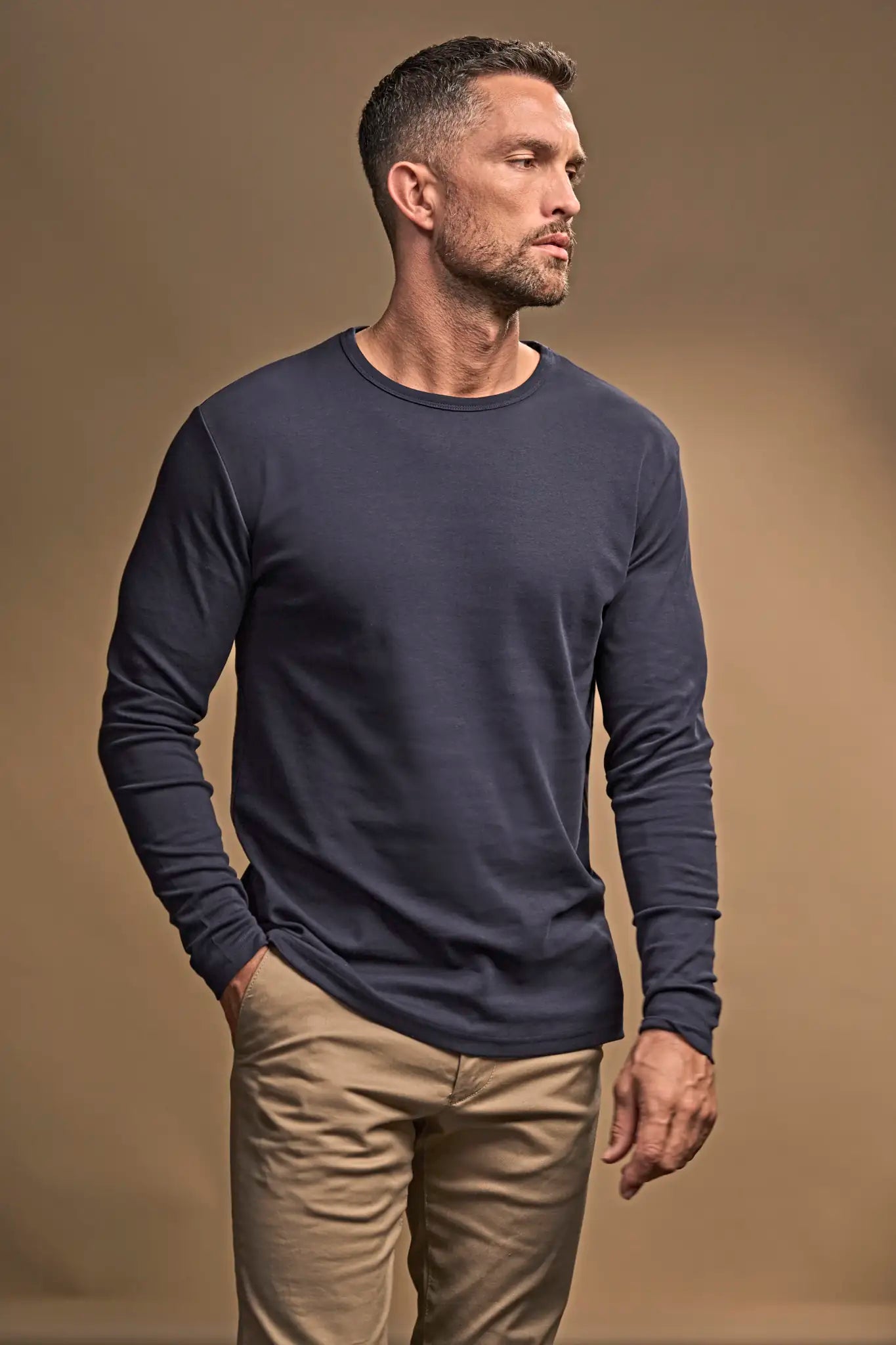 all-groups Men's Long Sleeve Interlock T-Shirt