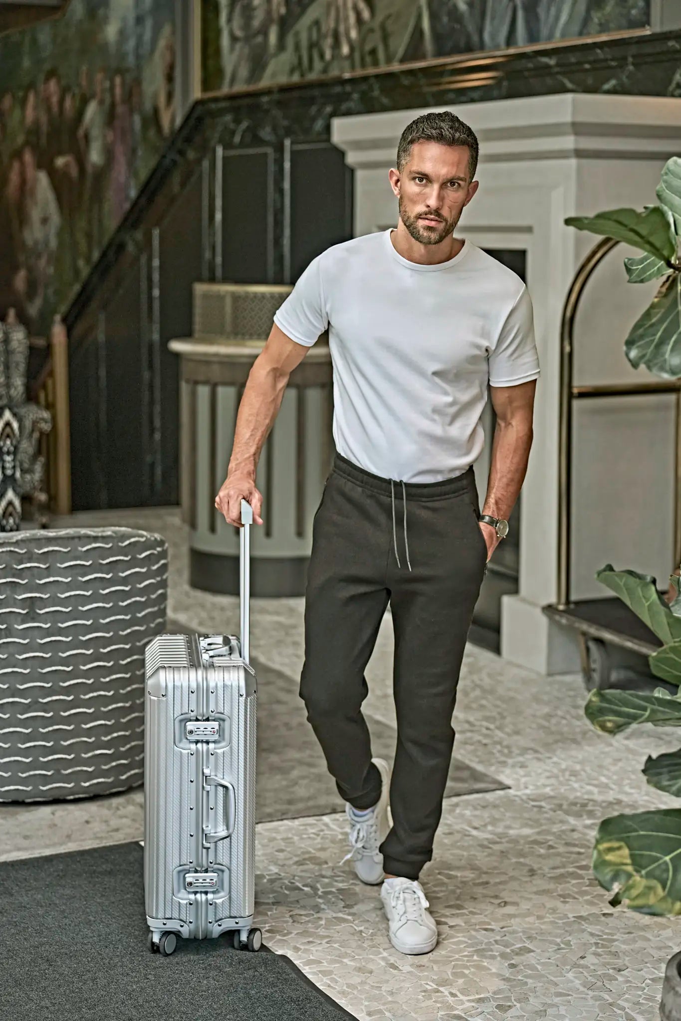 all-groups Men's Ribbed Interlock Pants