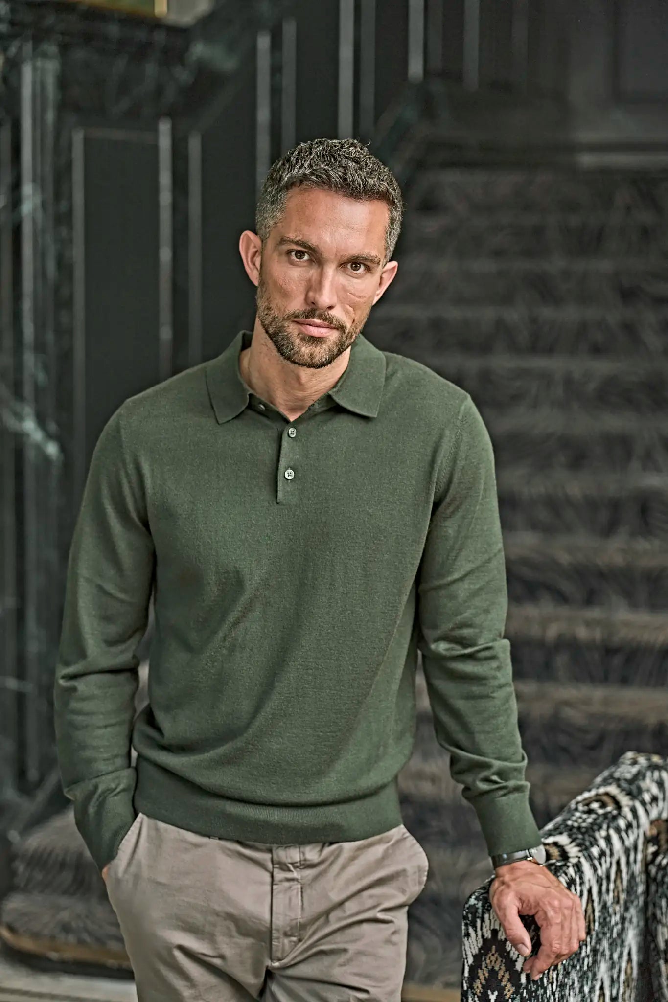 all-groups Men's Polo Knit