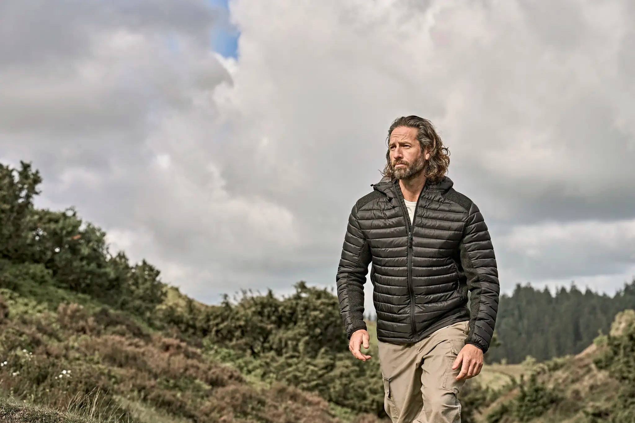 all-groups Men's Hooded Outdoor Crossover Jacket