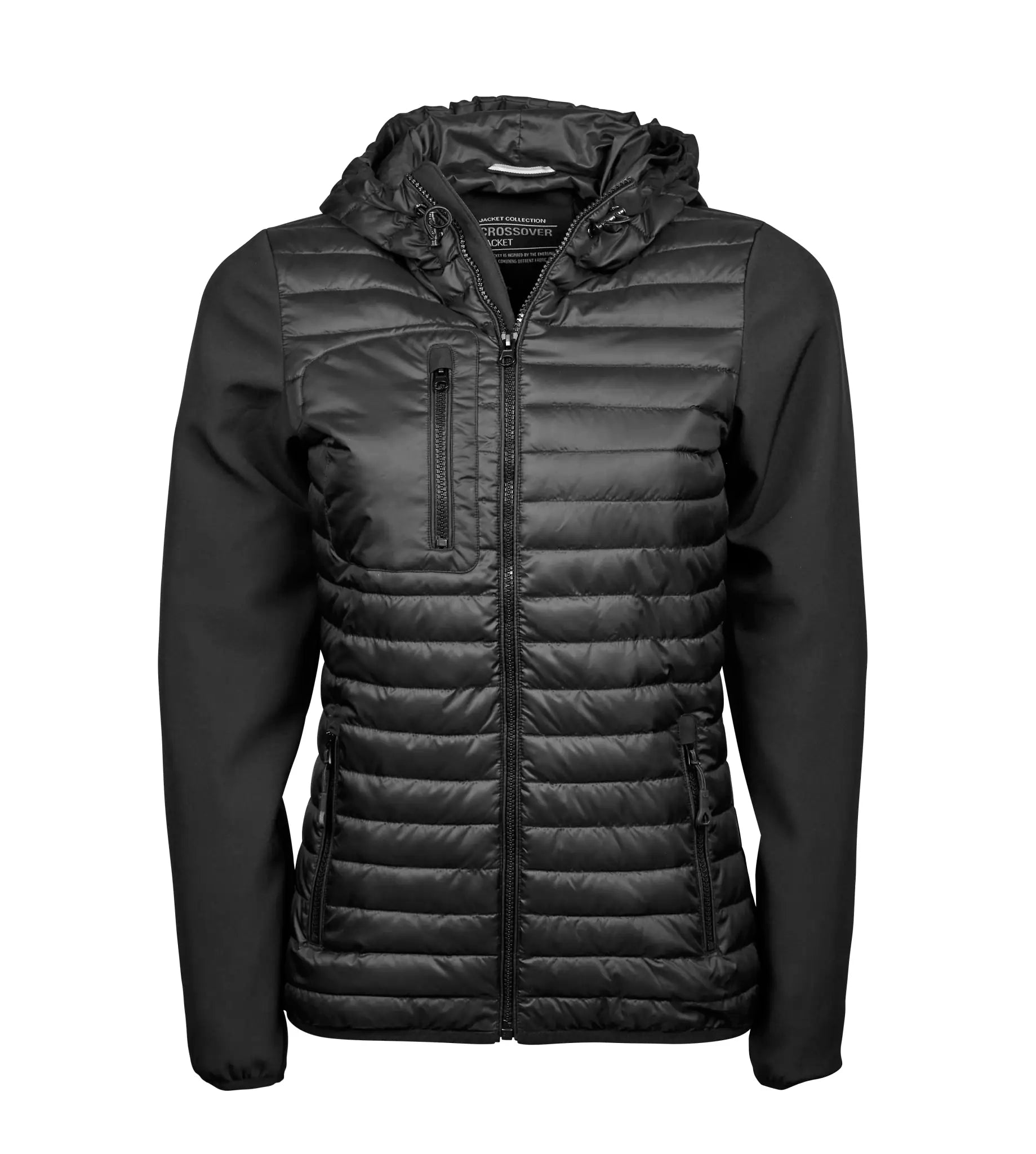 all-groups Women's Hooded Crossover Jacket