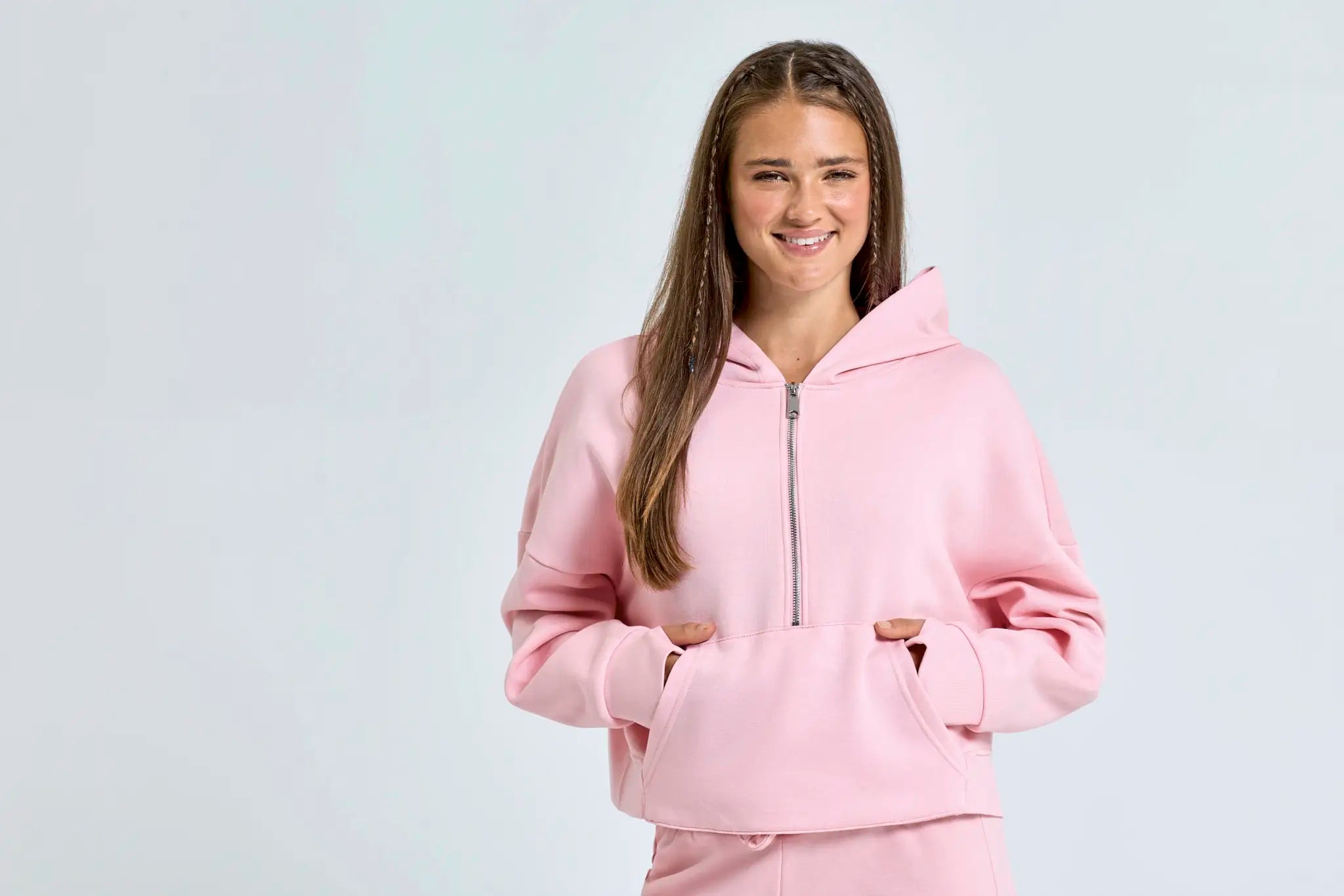 all-groups Women's Half Zip Hoodie