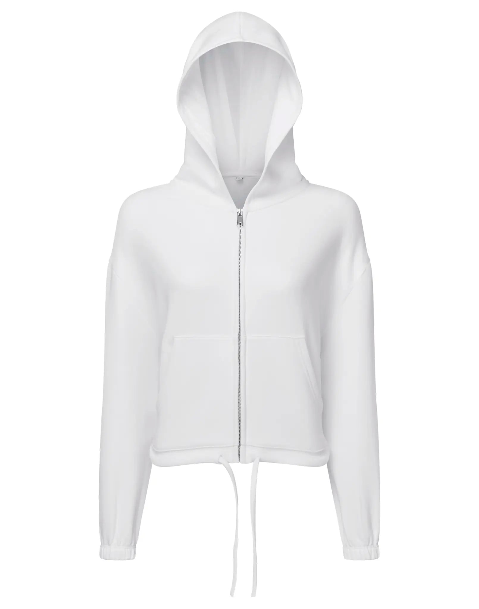 all-groups Women's Recycled Drawstring Full Zip Hoodie