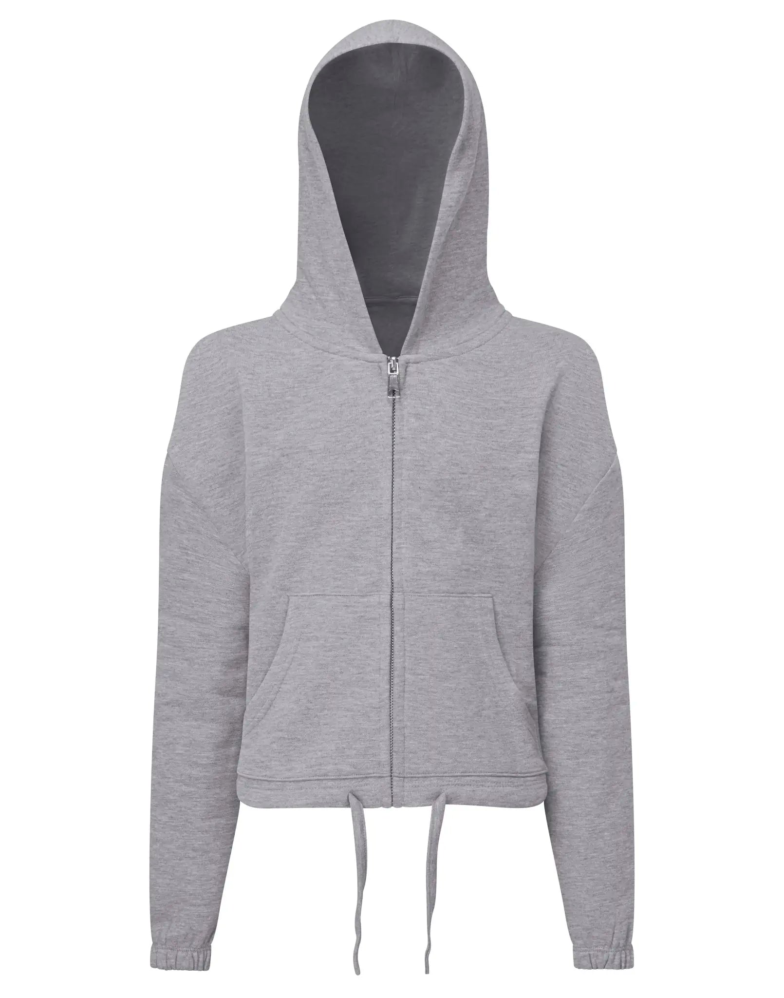 all-groups Kids' Recycled Cropped Oversize Full Zip Hoodie