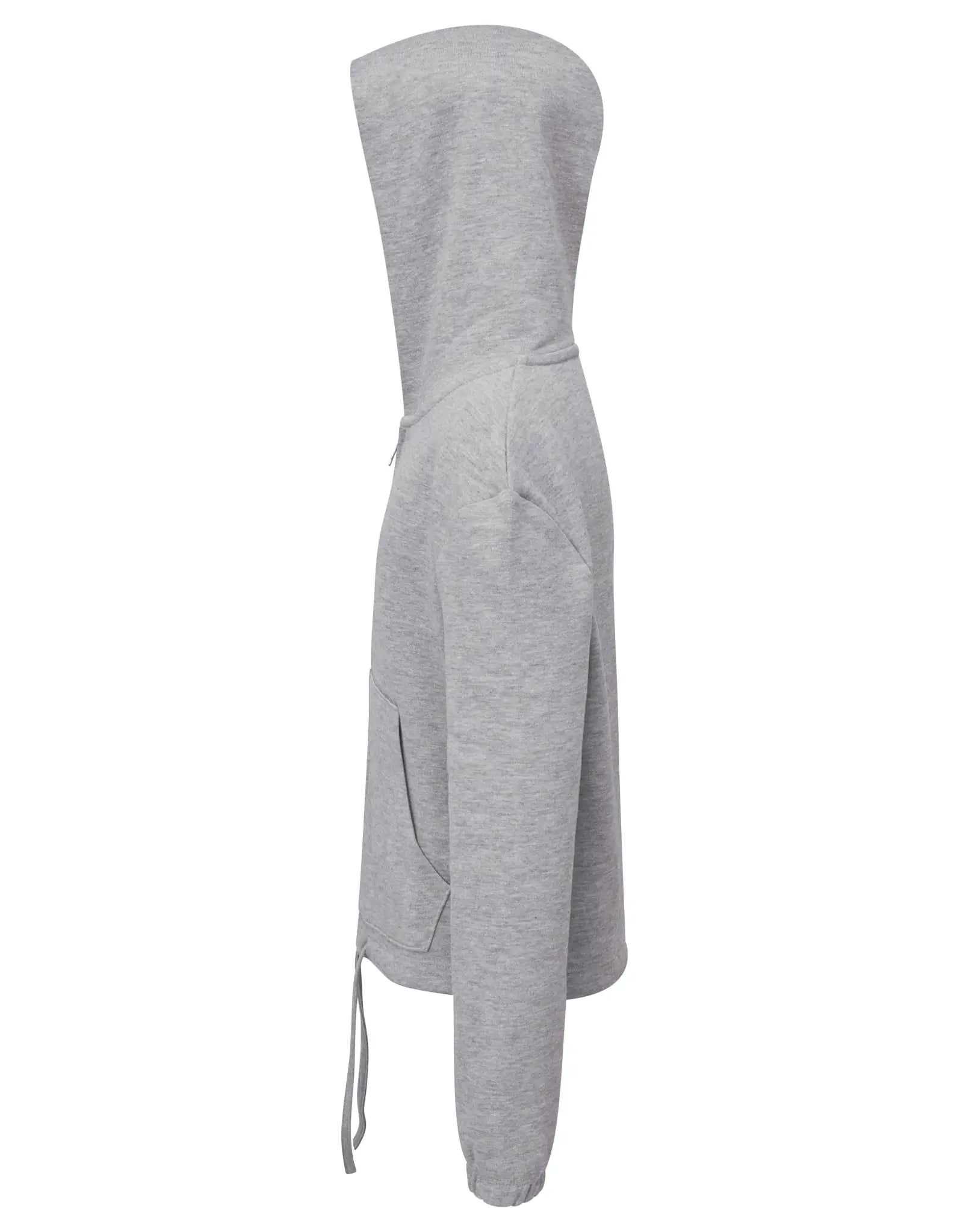 all-groups Kids' Recycled Cropped Oversize Full Zip Hoodie