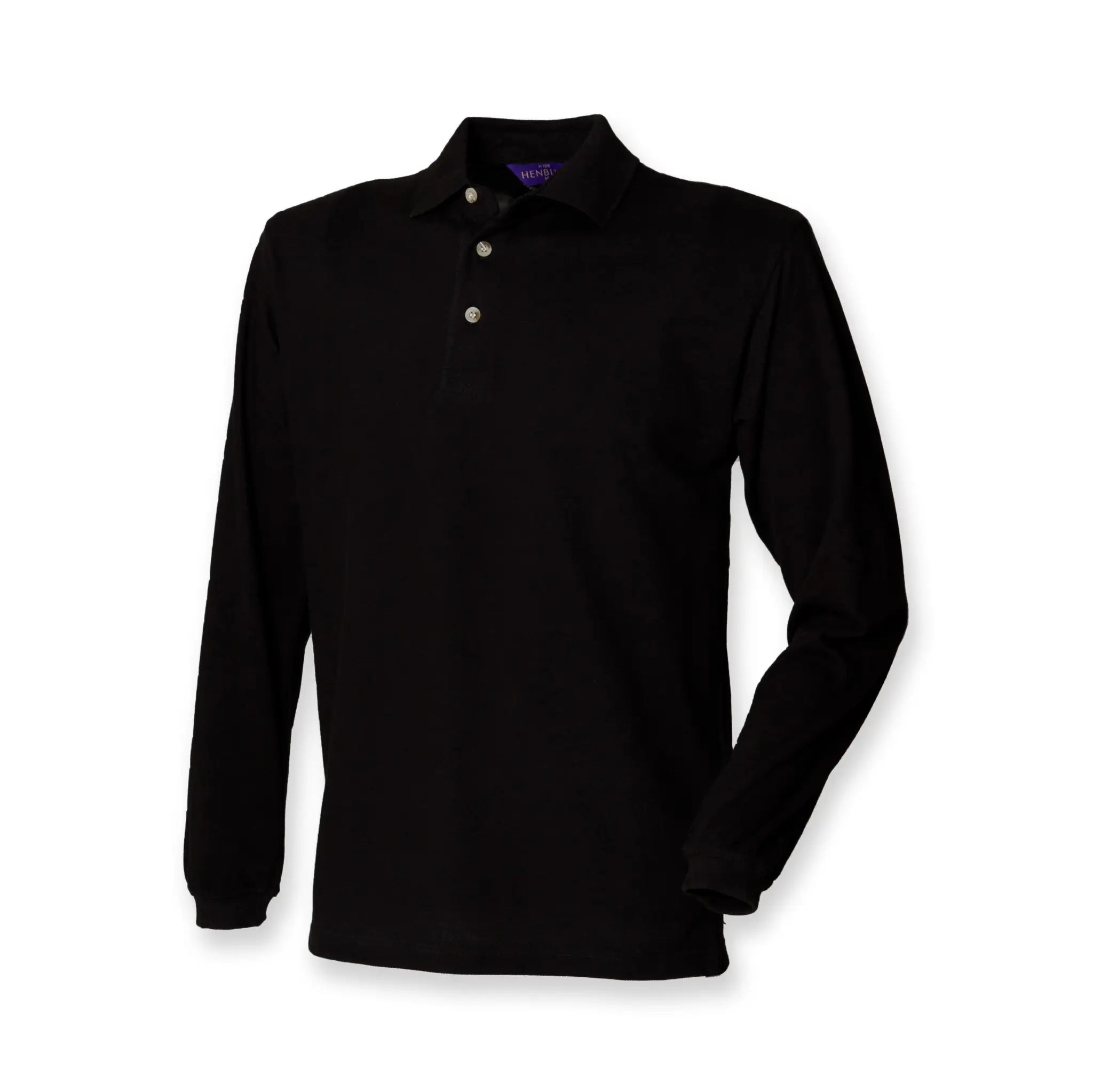 all-groups Men's Long Sleeved Cotton Piqué Polo Shirt