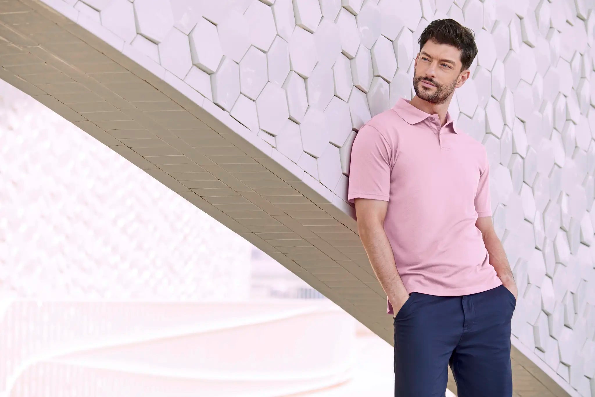 all-groups Men's Coolplus Wicking Polo Shirt
