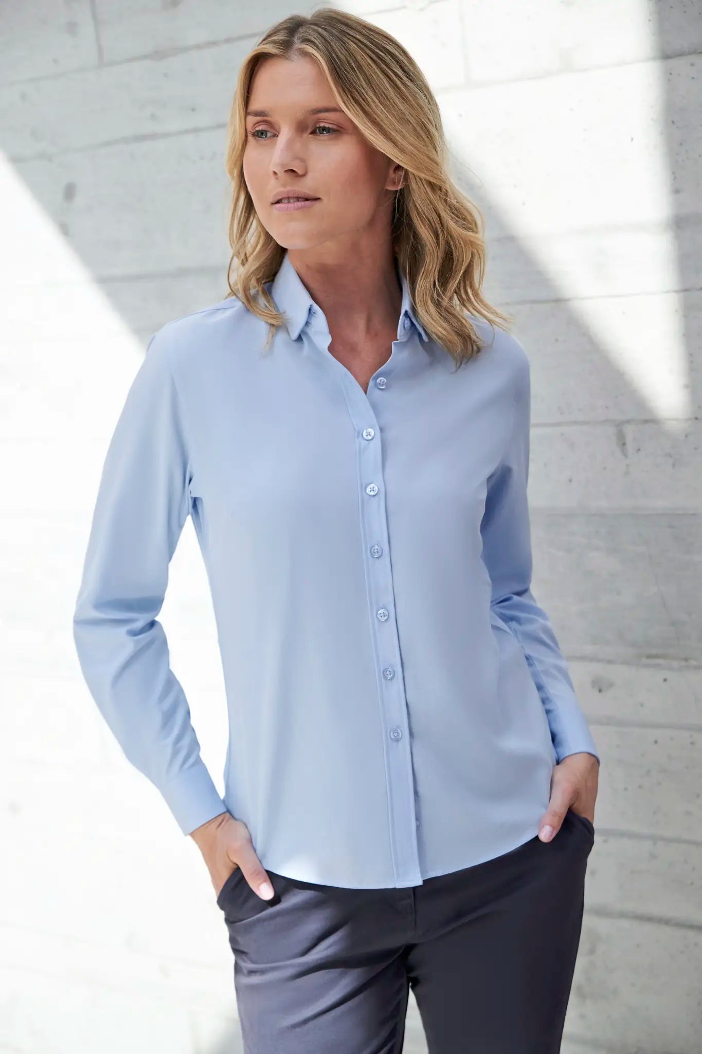 all-groups Women's Long Sleeved 'Cotton Feel' Coolplus Shirt