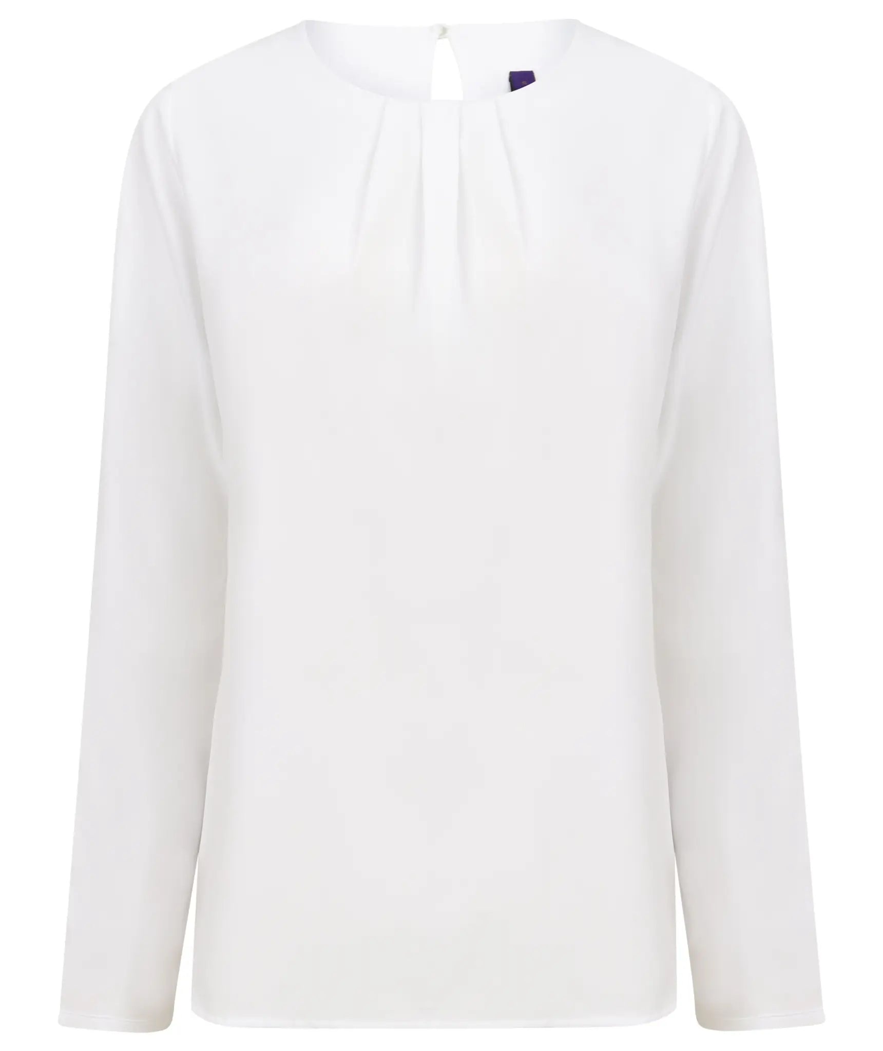 all-groups Women's Pleat Front Long Sleeved Blouse