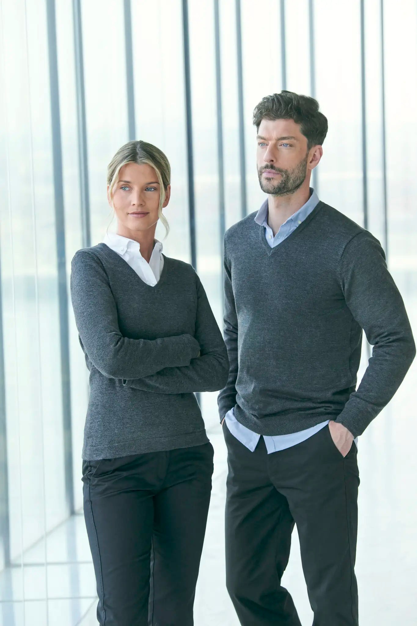 all-groups Women's Lightweight V Neck Jumper