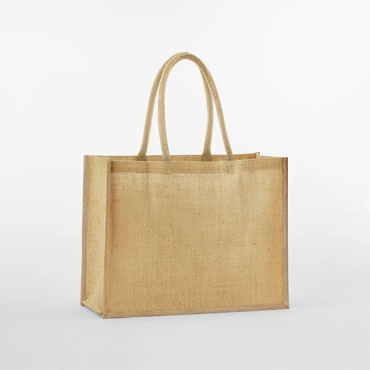all-groups Natural Starched Jute Classic Shopper