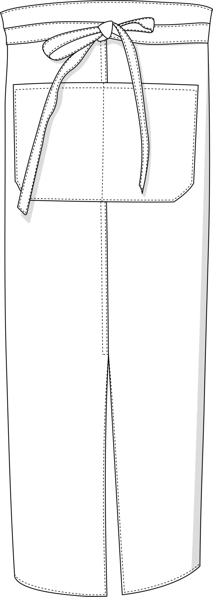 all-groups Bistro Apron With Split And Front Pocket