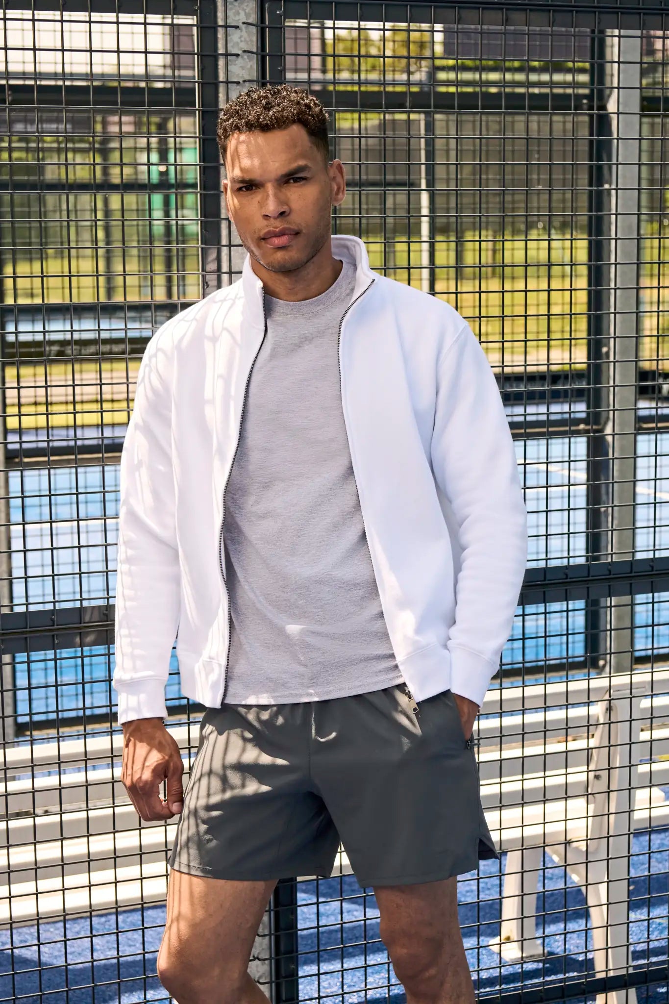 all-groups Men's Authentic Sweatshirt Jacket
