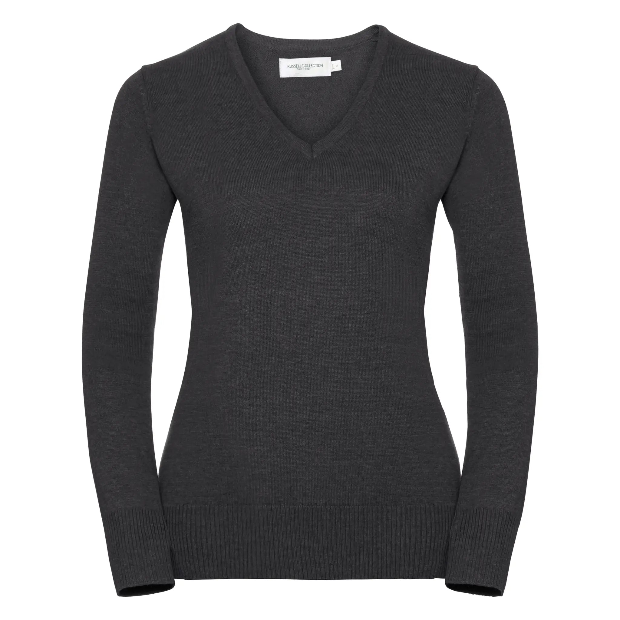 all-groups Women's V Neck Knitted Pullover