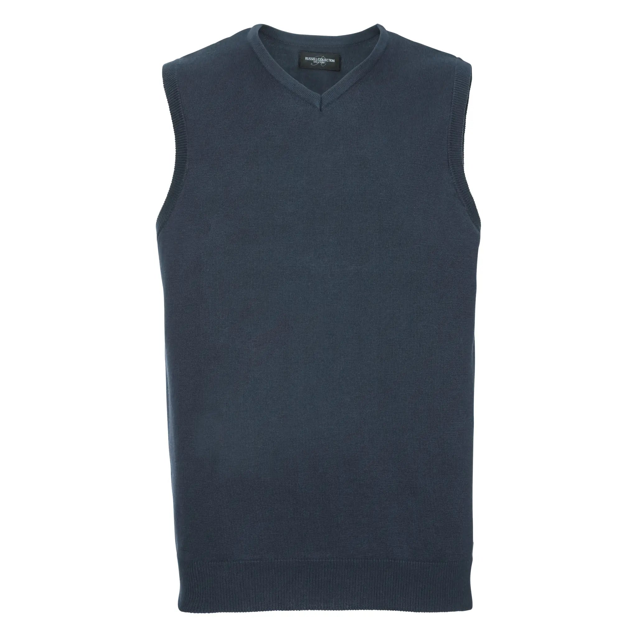 all-groups Men's V Neck Sleeveless Knitted Pullover