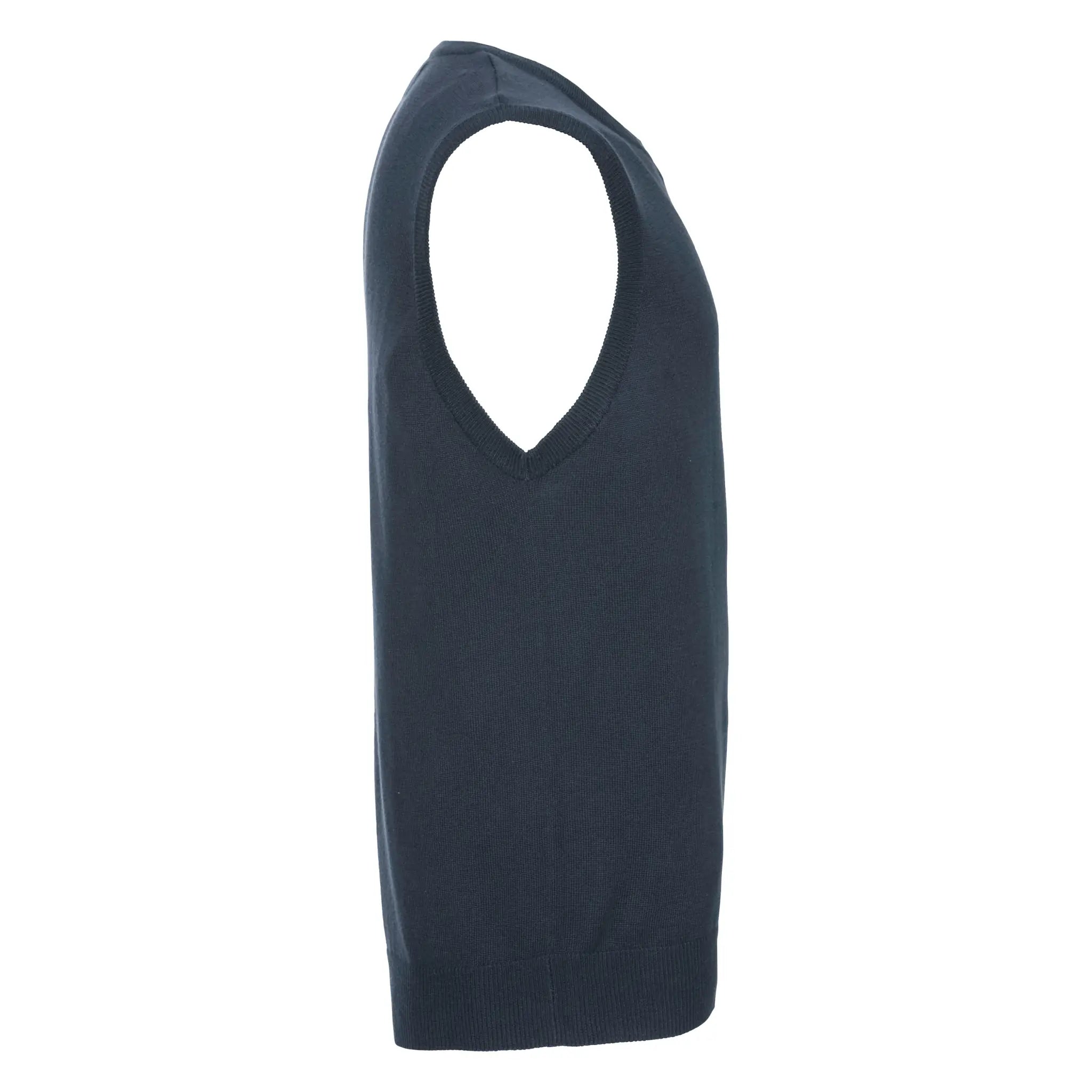 all-groups Men's V Neck Sleeveless Knitted Pullover