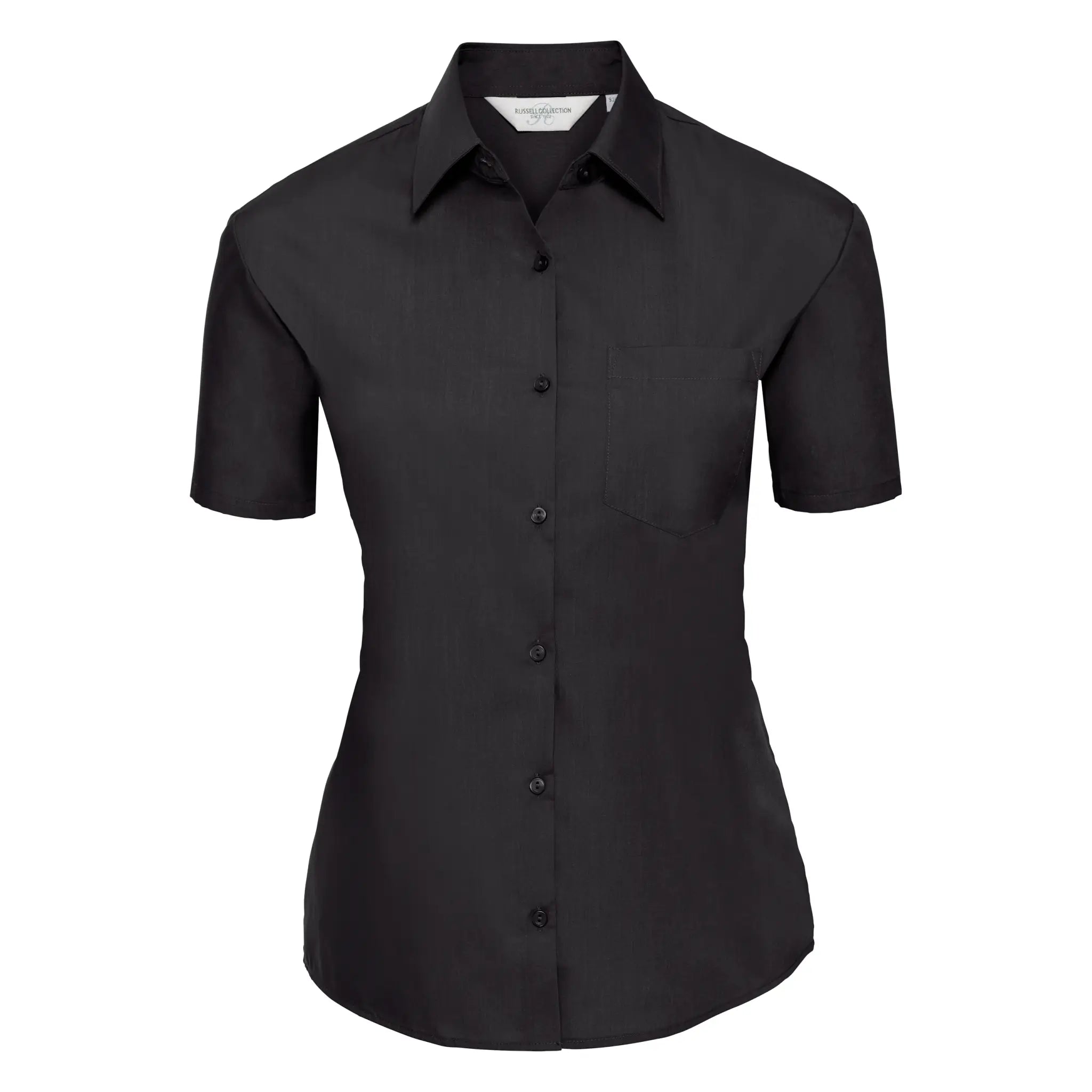 all-groups Women's Short Sleeve Classic Polycotton Poplin Shirt