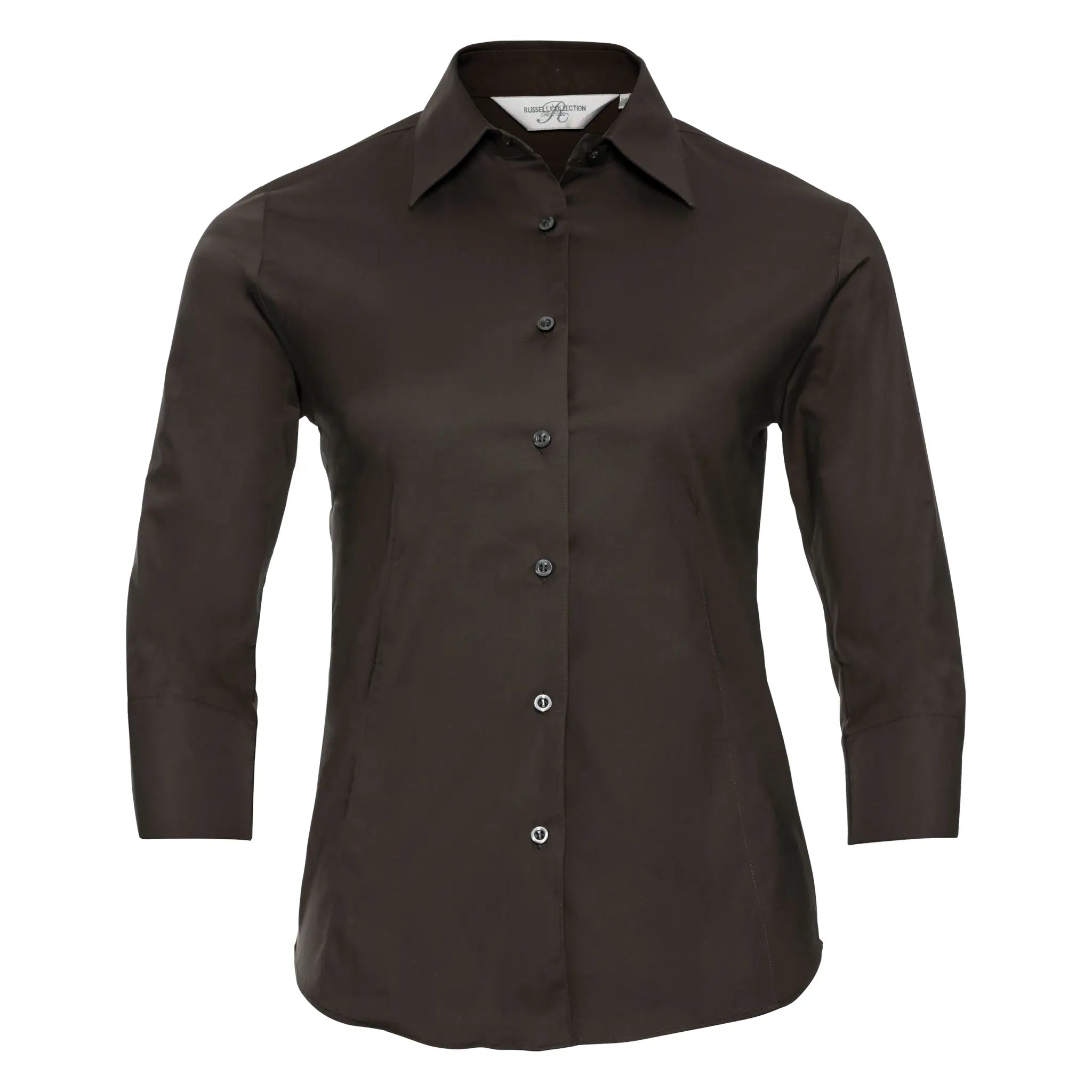 all-groups Women's Long Sleeve Classic Pure Cotton Poplin Shirt