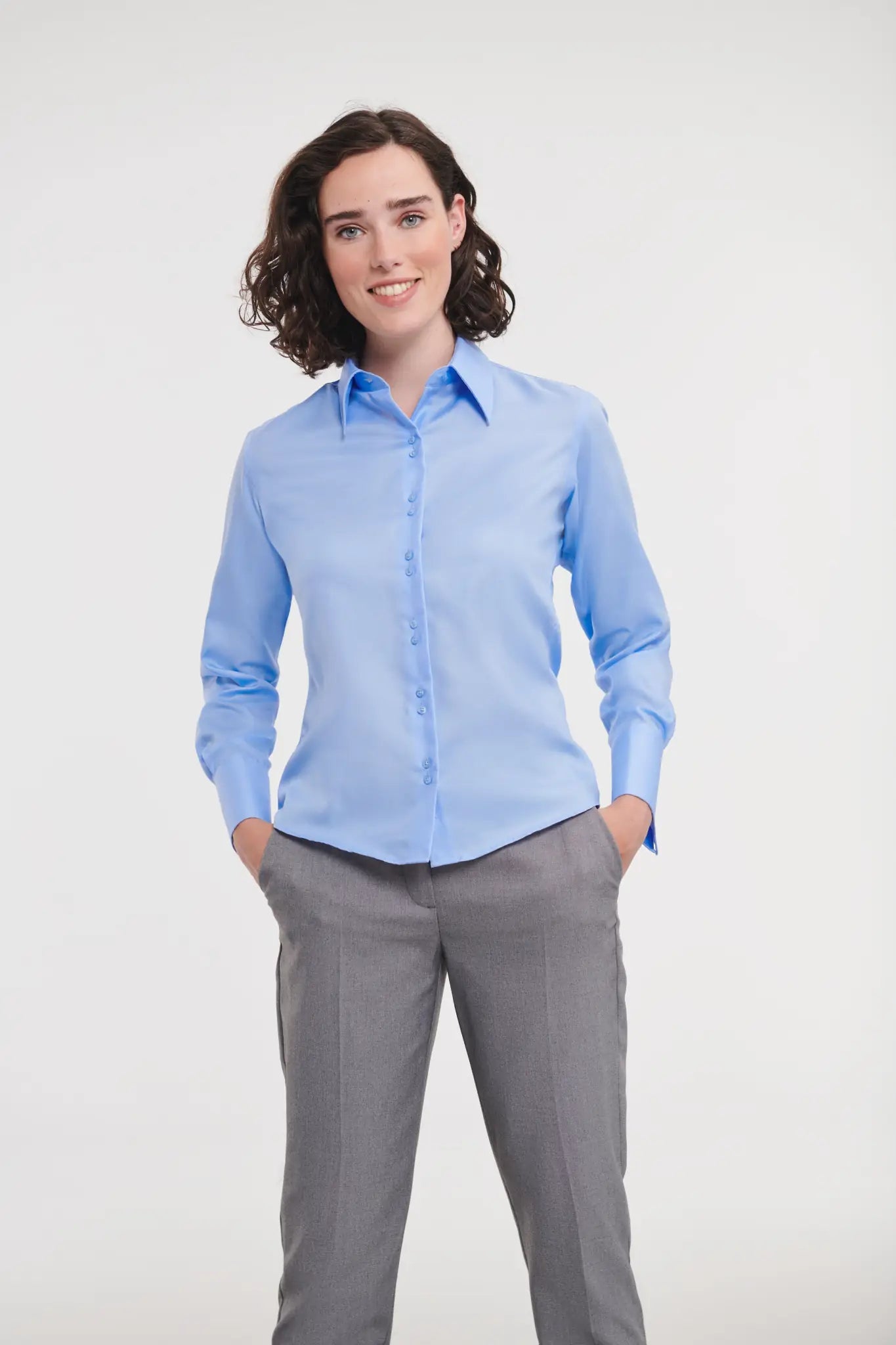 all-groups Women's Long Sleeve Tailored Ultimate Non Iron Shirt